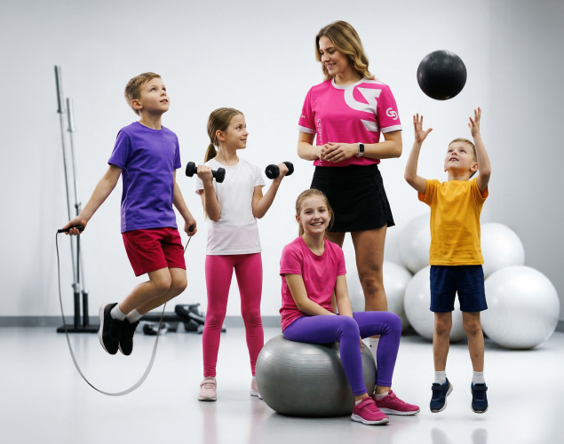 Фитнес для детей без вступительного взноса!