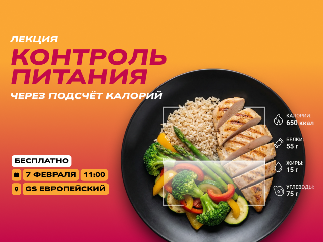 Лекция «Контроль питания через подсчет калорий»